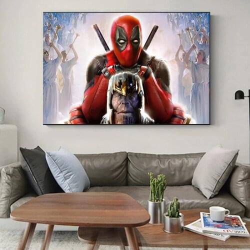 MARVEL Superhero Deadpool Diy 5d Diamond Painting Diamond Mosaic Home Decor Cross Stitch Kits Diamond Embroidery Full Drill
