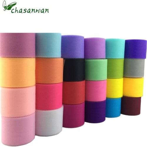 25 Yards 5cm Tulle Roll Spool Tutu Skirt Fabric Wedding Decoration Organza Laser DIY Crafts Birthday Wedding Decor Party Supply