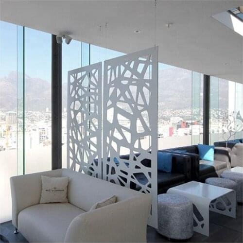 Customized Stainless steel Laser Cut Metal Screen Divider room Partition Restaurant Wall Panel Screen