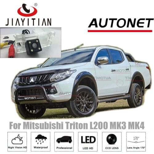 JiaYiTian rear camera for Mitsubishi Triton L200 Hunter Sportero Strada HD MK3/4CCD/NightVision/Reverse Backup parking camera
