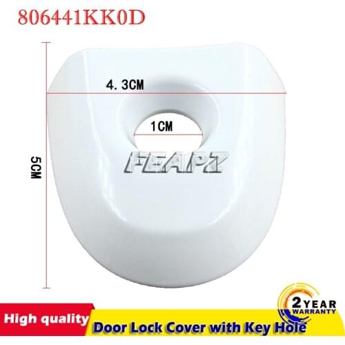 For Nissan Juke Micra Drivers Door Lock Cover with Key Hole White 806441KK0D