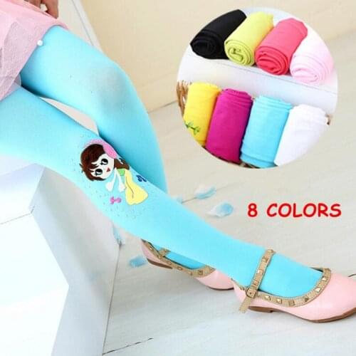 Spring Girls Leggings New Kid Toddlers Warm Comfortable Cotton Ballet dance Leggings Soft Stretchy Pants Trousers Hot Sale