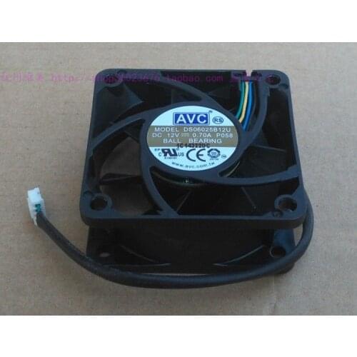 NEW AVC 6025 6CM 4PIN DS06025B12U 12V 0.70A cooling fan