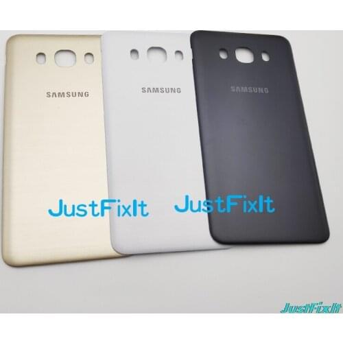 Original For SAMSUNG Galaxy J7 2016 J710 J710F SM-J710F Back Battery Cover Door Rear Glass Housing Case Replace Battery Cover