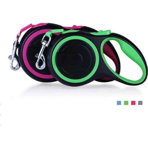 3/5/8m Retractable Dog Leash Outdoor Training Pet Leashes Belt Nylon Dogs Lead Rope For Small And Large Dogs Accessories Stuff