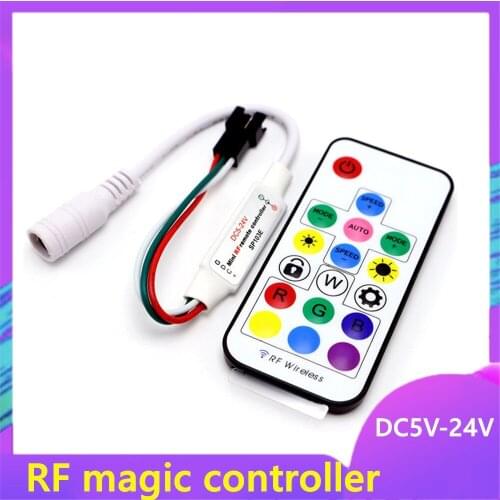 Magic Color Set Light Band RF Wireless Magic Color Controller WS2811 Full Color RF Remote Control 5 - 12v Universal