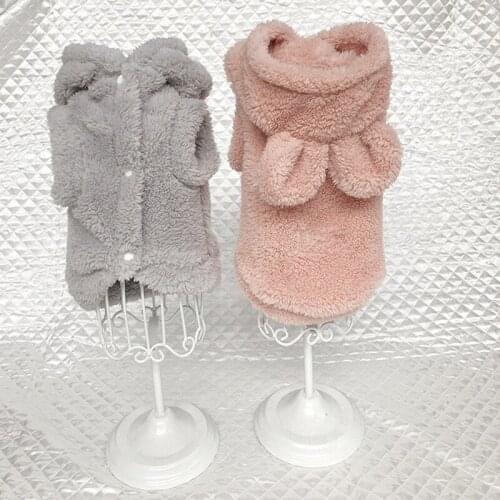 Cute Dog Hoodie Winter Pet Dog Clothes For Dogs Coat Jacket Cotton Ropa Perro French Bulldog Clothing For Dogs Pets Clothing Pug