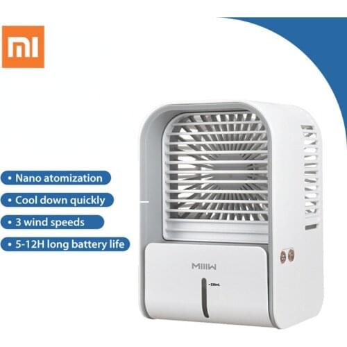 Xiaomi Desktop Air Conditioner Fan Portable Air Cooling Fan Humidifier Purifier Personal Space Air Cooler Fan For Office Bedroom