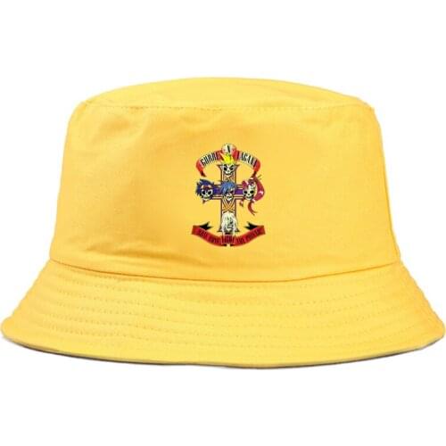 Panama Bucket Hat Men Women Tengen Toppa Gurren Lagann Print summer Hat Hip Hop Fishing Fisherman Hat FOR BOY GIRLS
