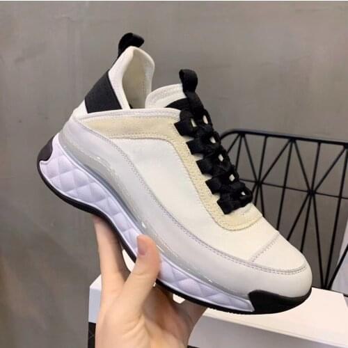 Woman Sneakers Fashion Thick Platform Gym Vulcanized Trainer Shoes Breathable Walking Casual Sport Shoes