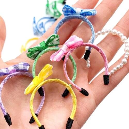 1Pc 1/12 Dollhouse Miniature Dressing Table Dressing Scene Collocation Headband Doll Hair Accessories Head Band Doll Decor