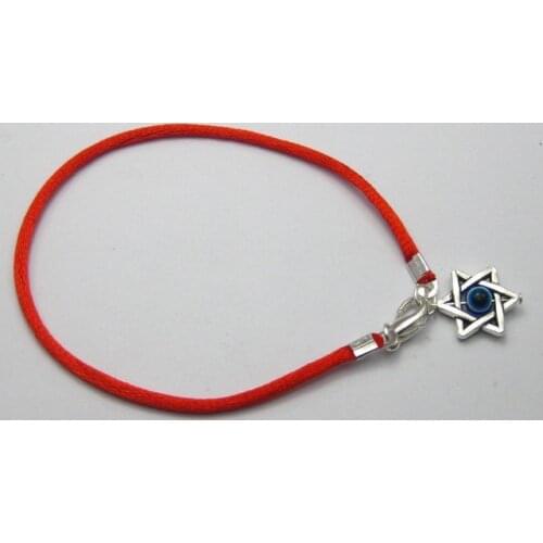 10 Mixed Hand Charms Red String Kabbalah Good Luck Bracelets