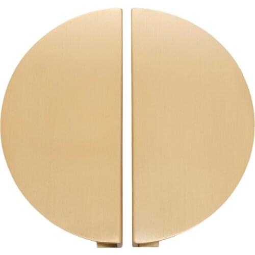 150mm Black/Gold/Silver Large Round Cabinet Handles Brass Wardrobe Knobs Book Wine Cabinet Handle And Knobs America Furniture