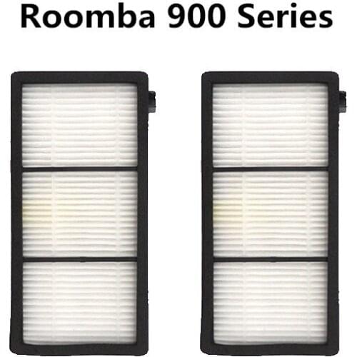 2pcs Washable Accessories Hepa filter For irobot Roomba 900 Series 921 930 940 950 960 970 980 Robotic Vacuum Cleaner Spare Part