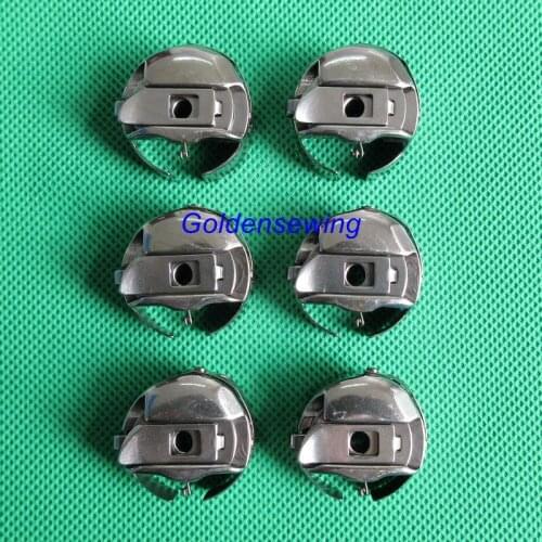 6 LARGE M PIGTAIL EMBROIDERY BOBBIN CASES for CONSEW 145RB 146RB 199RB B84NBL