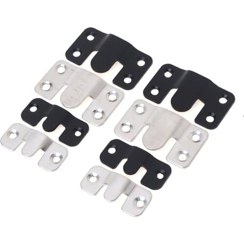 8pcs Heavy duty wall picture frame hanger Display hook Sectional sofa bed Interlocking Mount Bracket Furniture Connector Screw