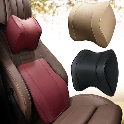 Car Headrest Pillow Neck Memory Foam Head Neck Rest Support Comfortable Seat Rest Car Accessories