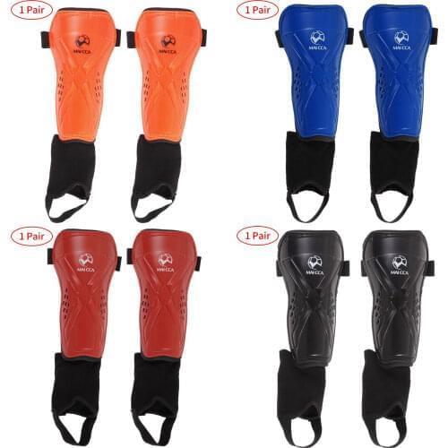 Kids Football Shin Guard Pad Adult Shin Guards Reduce Shock Cushion Outdoor Sport Protective Gear Soccer Shin Ankle Guards Pads