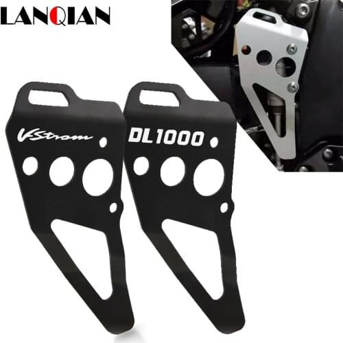 Motorcycle Aluminum Rear Brake Pump Cylinder Guard Cap For Suzuki DL 1000 V-Storm 1000 2015 2016 2017 2018 2019 Accessories