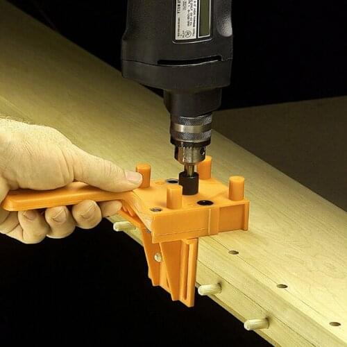 Dowel Jig 6 8 10mm Wood HSS Drill Bits Woodworking Jig ABS Plastic pocket hole jig Drill Guide Tool For Carpentry