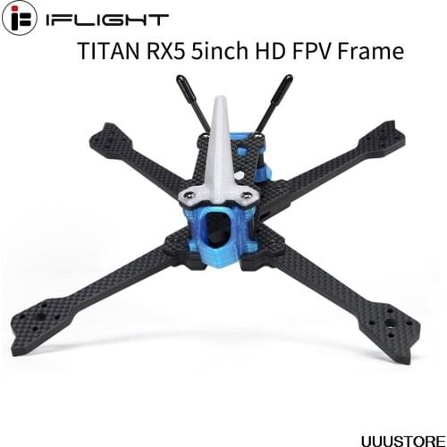 IFlight Mach R5 220mm 5inch HD FPV Frame W/ 5mm Arm compatible F4/F7 Flight control 22-23 motor propeller for PFV Racing Drone