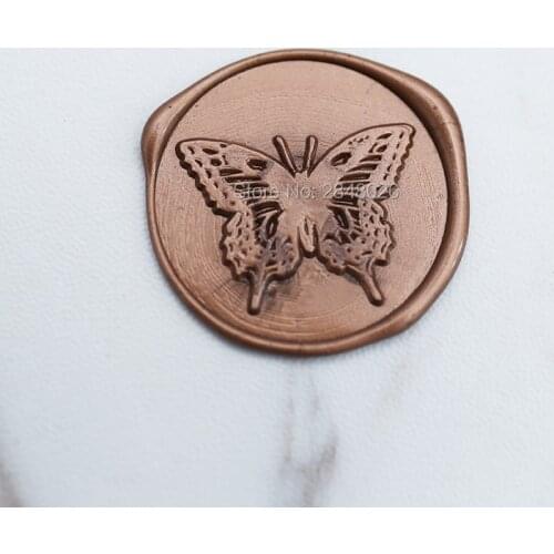 BUTTERFLY Wax Seal Stamp kit,party wax seal stamp, invitation seals,insect sealing stamp