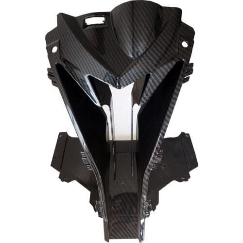 For S1000rr Front Head Nose Cowl Air Intake Carbon Color ABS Plastic Fairing For Motorcycle S1000RR 2015 2016 2017 2018