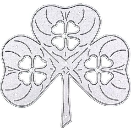 Clover Metal Cutting Dies Stencil DIY Scrapbook Album Paper Card Template Mold
