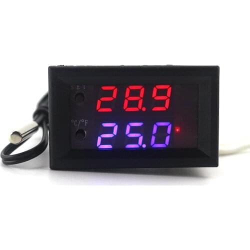 DC 12V 10A -50-110C Mini Microcomputer Temperature Controller Thermostat Regulator Temp. Adjustable Gauge