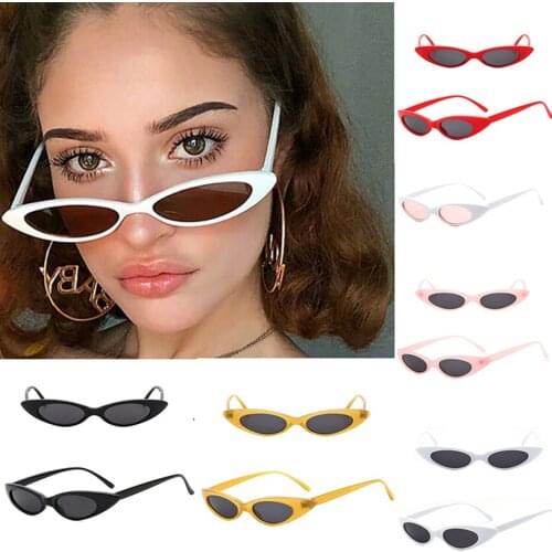 Fashion Small Cat Eye Sunglasses Retro Vintage Women Outdoor Shade Glasses UV400