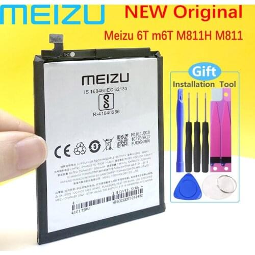 Meizu 6T m6T m811q m811h Original 3300mAh BA811 Battery Mobile Phone In Stock High Quality Battery With Tracking Number