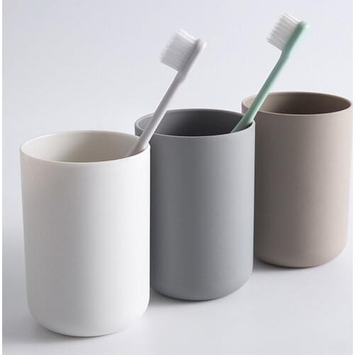 300mL Toothbrush Cup for Toothpaste Toothbrush Holder Makeup Brush Organizer Countertop Organizer Stand Cup Bathroom Accessories