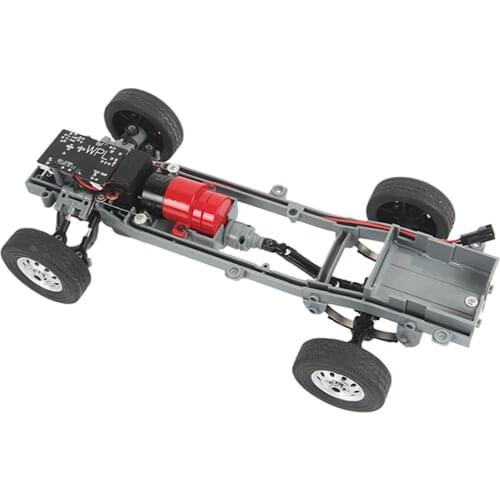 Full Metal Gearbox w/ 370 Brush Motor Upgrade Kits for WPL D12 RC Car Truck Modification Parts