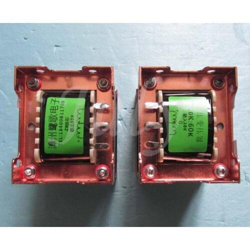 Fully balanced wide frequency response 10K:60K multi-purpose signal transformer 30mA AC and DC 20HZ-25KHZ -0.5DB 27khz-1db