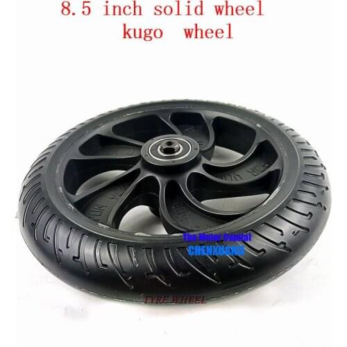 Superior quality8.5 inch solid Rear Wheel with axle For KUGOO S1 S2 S3 Folding Electric Scooter spare part