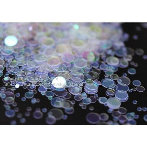 Transparent Loose Round Flower Star Heart Sequin Paillette Crafts Sewing Nail Art DIY Body Makeup Face Painting DIY Accessories