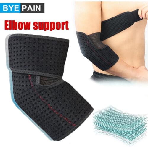 Adjustable Sports Elbow Brace Muscle Compression Elastic Golfers Elbow Arm Support Sleeves Arthritis Pain Relief Running Tennis