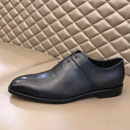 Men Genuine Leather Vintage Retro Custom Blake Handmade Office Fashion Formal Wedding Party Oxford Shoes Luxury Brand Fashion