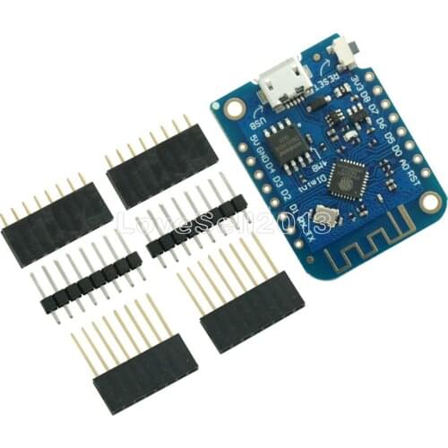 Wemos D1 Mini V3.0.0 WIFI Internet of Things Development Board Based ESP8266 CH340 CH340G 4MB For Arduino Nodemcu V2