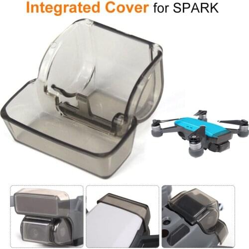 Integrated Cover Cap for DJI SPARK Gimbal/ Camera/Lens Cap Guard Front 3D Sensor Screen Protector Dustproof Drone Accessories