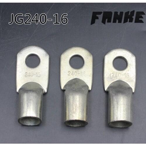 1piece JG240-16 tinned copper cable lugs crimp type Electric power fittings equipment contact terminals