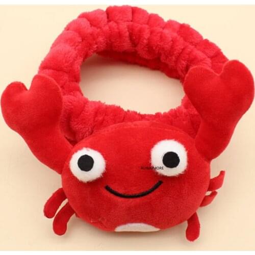 2Designs, Crab 11-12CM Hair Tie Decoration Plush Stuffed Toy For Party Gift