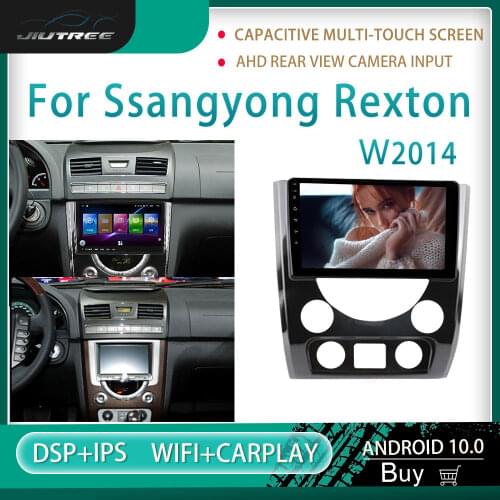 Android car radio 2din for Ssangyong Rexton W 2014 multimedia car DVD player Stereo receiver GPS navigator Head Unit