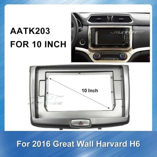 Car Auto Multimedia fascia for Harvard H6 Sports 2016 Stereo Panel Dashboard Kit Refitting Installation Frame Bezel Accessories