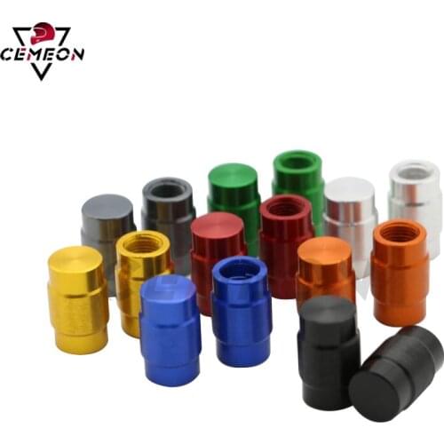 CNC modified aluminum alloy wheel tire valve cover rim valve stem cover dustproof and waterproof Car Motorcycle truck bike