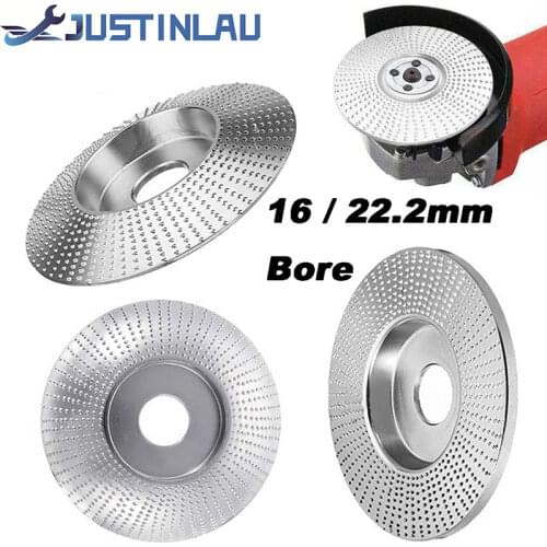 High Quanlity Wood Grinding Wheel Rotary Disc Sanding Wood Carving Tool Abrasive Disc Tools For Angle Grinder 16/22.2mm Bore
