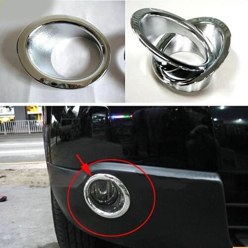 For Nissan Qashqai ABS chromed front fog lamp cover 2pcs car accessories 2007-2012