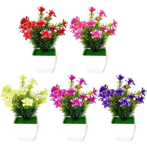 1Pc Artificial Cherry Blossom Simulation Flower Wedding Home Floral Bonsai Decor