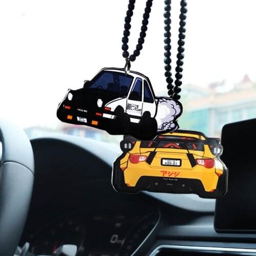 Classic Racing Performance Car Rear View Mirrow Pendent Japan Germany Car Models Hanging Pendant Car Rear View Mirror Ornament