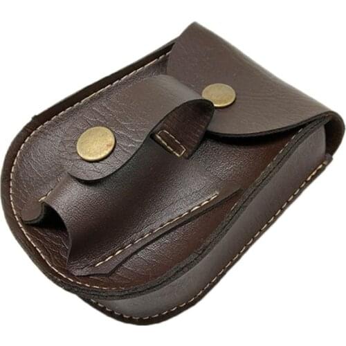 Handmade Leather 2 In 1 Hunting Slingshot Catapult Steel Balls Bearings Bag Pouch Case Holder 20CA